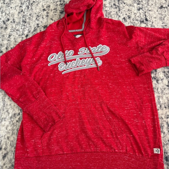 Colosseum Red Sweatshirt Athletic Hoodie - Picture 1 of 5